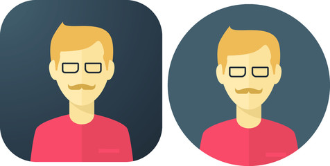 flat-faces-icons
