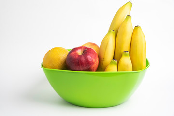 A Plastic Bowl Of Fresh Fruits