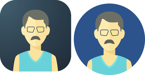 flat-faces-icons