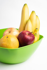 A Plastic Bowl Of Fresh Fruits