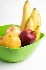 A Plastic Bowl Of Fresh Fruits