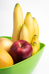 A Plastic Bowl Of Fresh Fruits