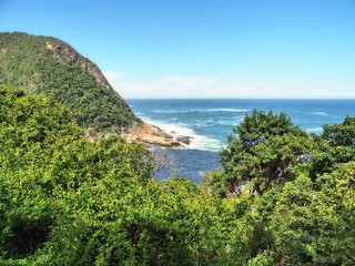 Obraz premium Tsitsikamma Nationalpark - Nationalpark am Ende der Garden Route in Südafrika 