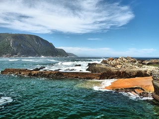Fototapeta premium Tsitsikamma Nationalpark - Nationalpark am Ende der Garden Route in Südafrika 