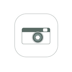 camera icon on white background