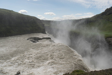 waterfall in iceland