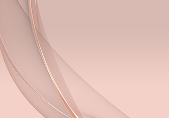 Abstract background waves. Blush pink abstract background for wallpaper or business card