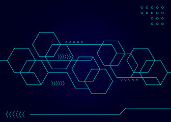 abstract technology background design illustration