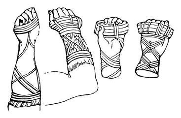 A most formidable weapon, vintage engraving. © Morphart