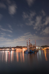 長浦港夜景