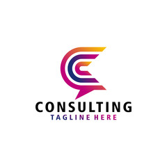 consulting logo icon vector isolated