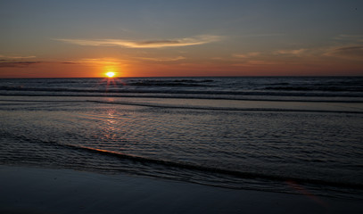 Fototapeta premium sunset on the beach