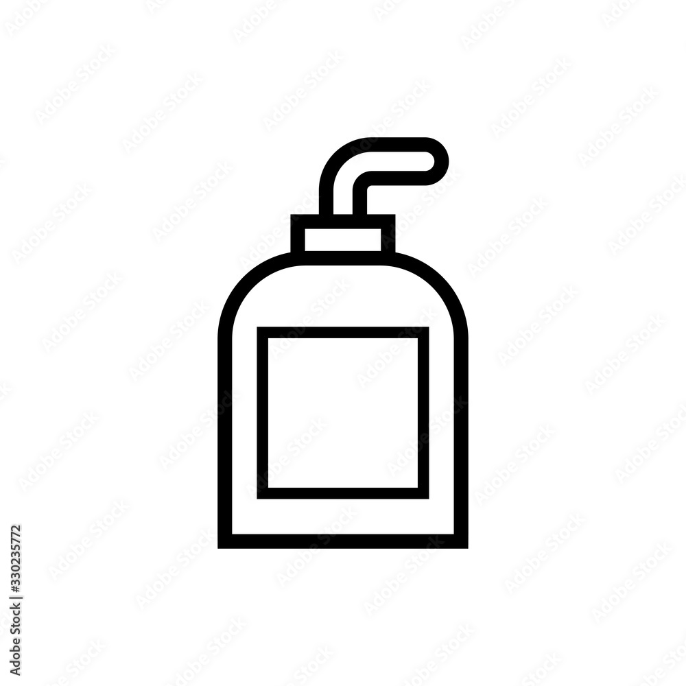 Canvas Prints bottle with spa product line style