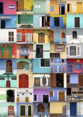 Doors of Nicaragua - Poster - Collage - 330235921