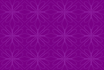 Seamless pattern design with floral background elements, brown, black, gray, white ornaments