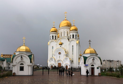 Temple of the Nativity in Krasnoyarsk. Rossia