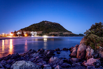 Beach Sunrise Mount Maunganui New Zealand