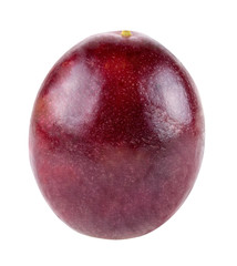 Obraz premium Purple passion fruit isolated on white background.