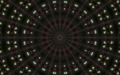 Beautiful Abstract Mosaic Seamless kaleidoscope pattern with a Mandala