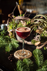 tasty cocktail in the bar