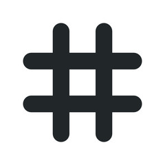 Hash tag icon