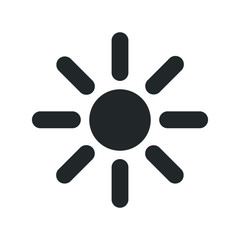 Brightness, sun icon