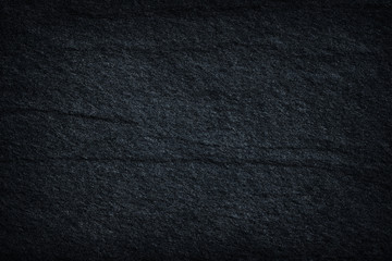 Dark grey stone / black slate stone background or texture