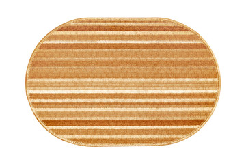 Front Door Mat Isolated on White Background. with clipping path,