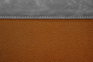 stitched leather background gray and black colors