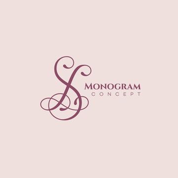 Calligraphic Monogram SL