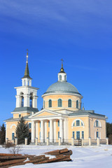 Fototapeta na wymiar Old stone orthodox christian church