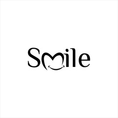 dental smile logo design vector illustration