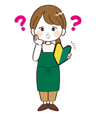 女性、店員、初心者、疑問