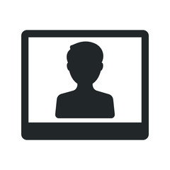 Passport, photo icon