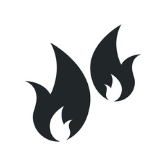 Fire burning icon