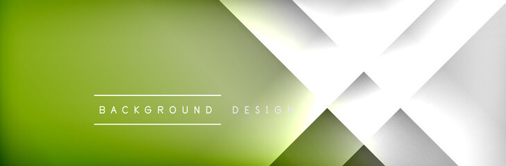 Obraz premium Abstract background - squares and lines composition created with lights and shadows. Technology or business digital template