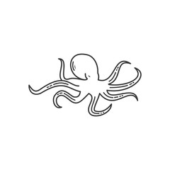 Octopus Logo template vector illustration design