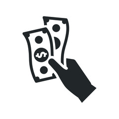 Money on Hand Icon
