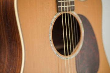 Details of Acoustic Steel String Guitar
