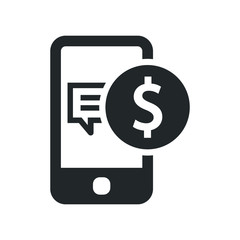 Mobile banking icon