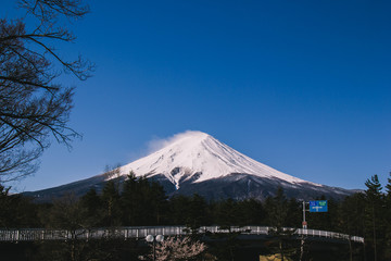 Obraz premium mt fuji in winter