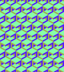 Toxic style pattern cube background