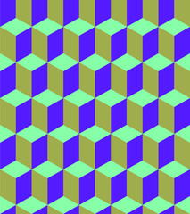 Toxic style pattern cube background