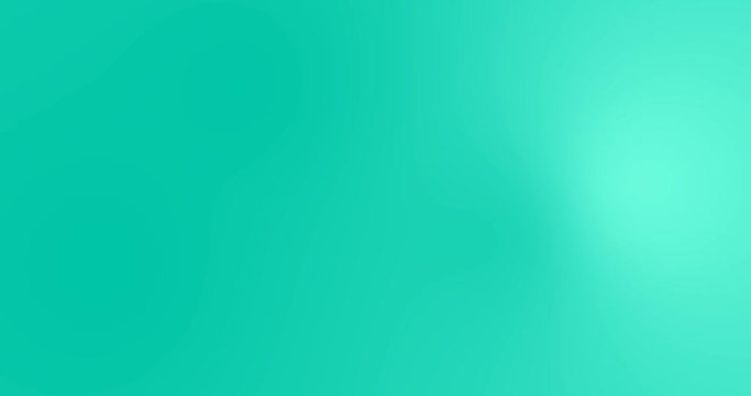 abstract teal or mint color gradient animation background 4k video