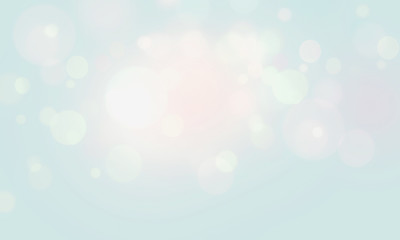 Soft green and white bokeh background with silver light. Abstrack bokeh light blur background.