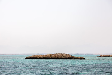 Red sea from diving boat