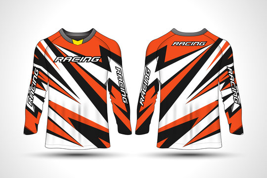 Long sleeve t-shirt sport motorcycle, motocross, mtb jersey