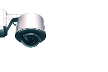 Security CCTV surveillance camera isolated on a white background