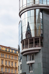 Fototapeta na wymiar facade of a building, in wien, viena, österrike, Austria