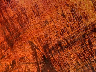 Top view of Wood red background